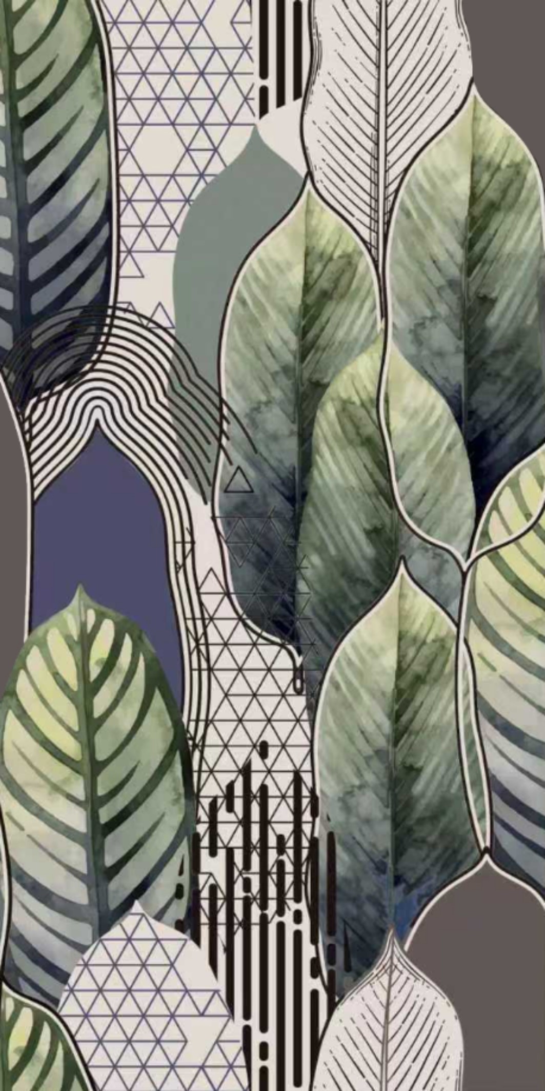 For&ecirc;t bleue marbre 